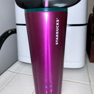 Rare Stainless Steel Starbucks Venti Tumbler 2022 Winter Collection